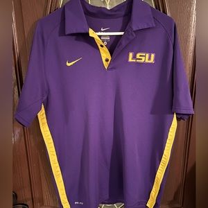 Men’s Nike Dri-fit LSU polo